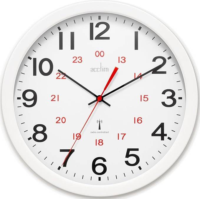 Acctim-Controller-White-Wall-Clock-30cm