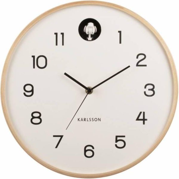 Karlsson-Natural-Cuckoo-White-Wall-Clock